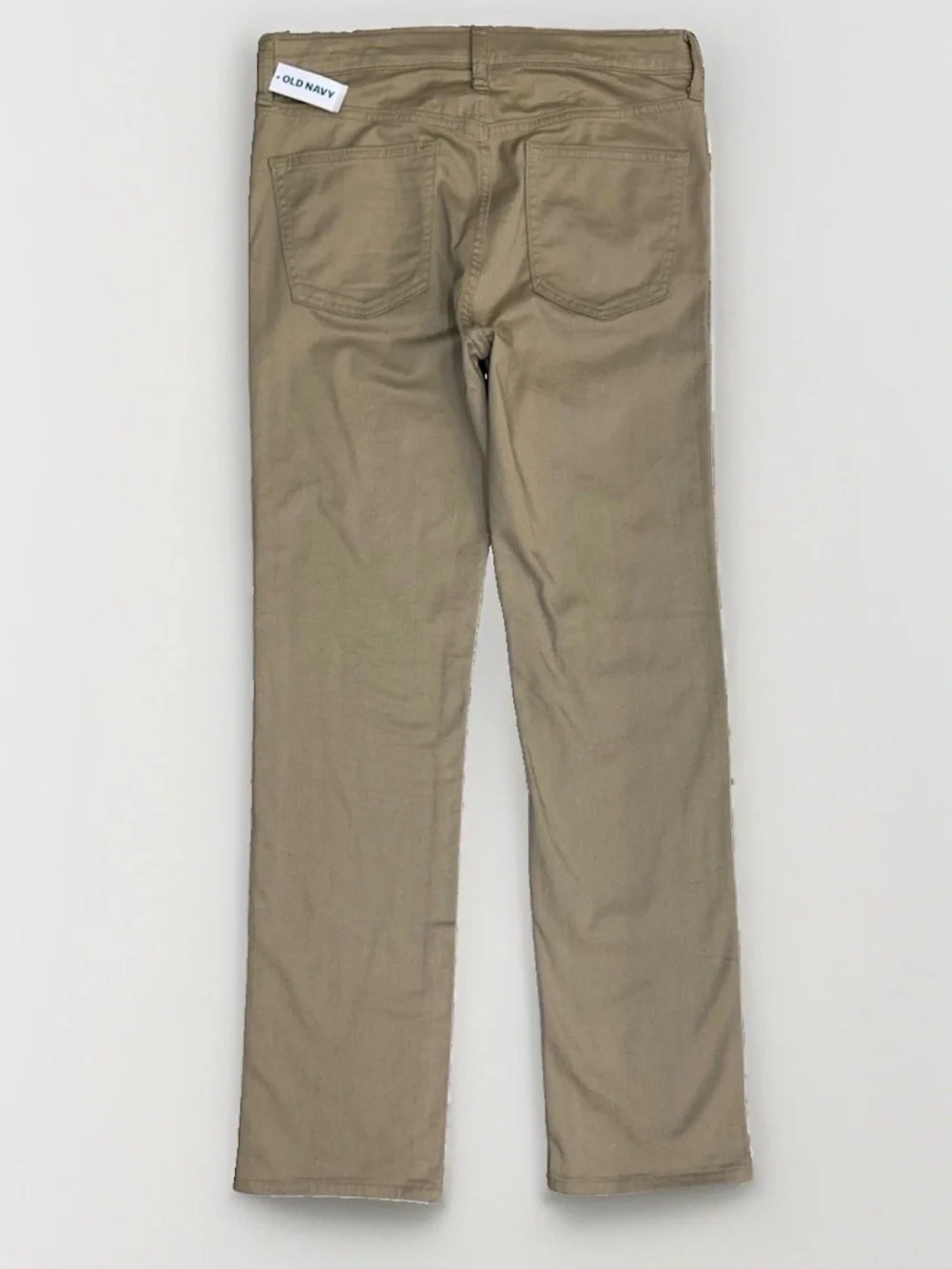 NEW Old Navy Boys Dockers Khaki Pants Sz 16 Slim School Uniform Adj Waist 29x30